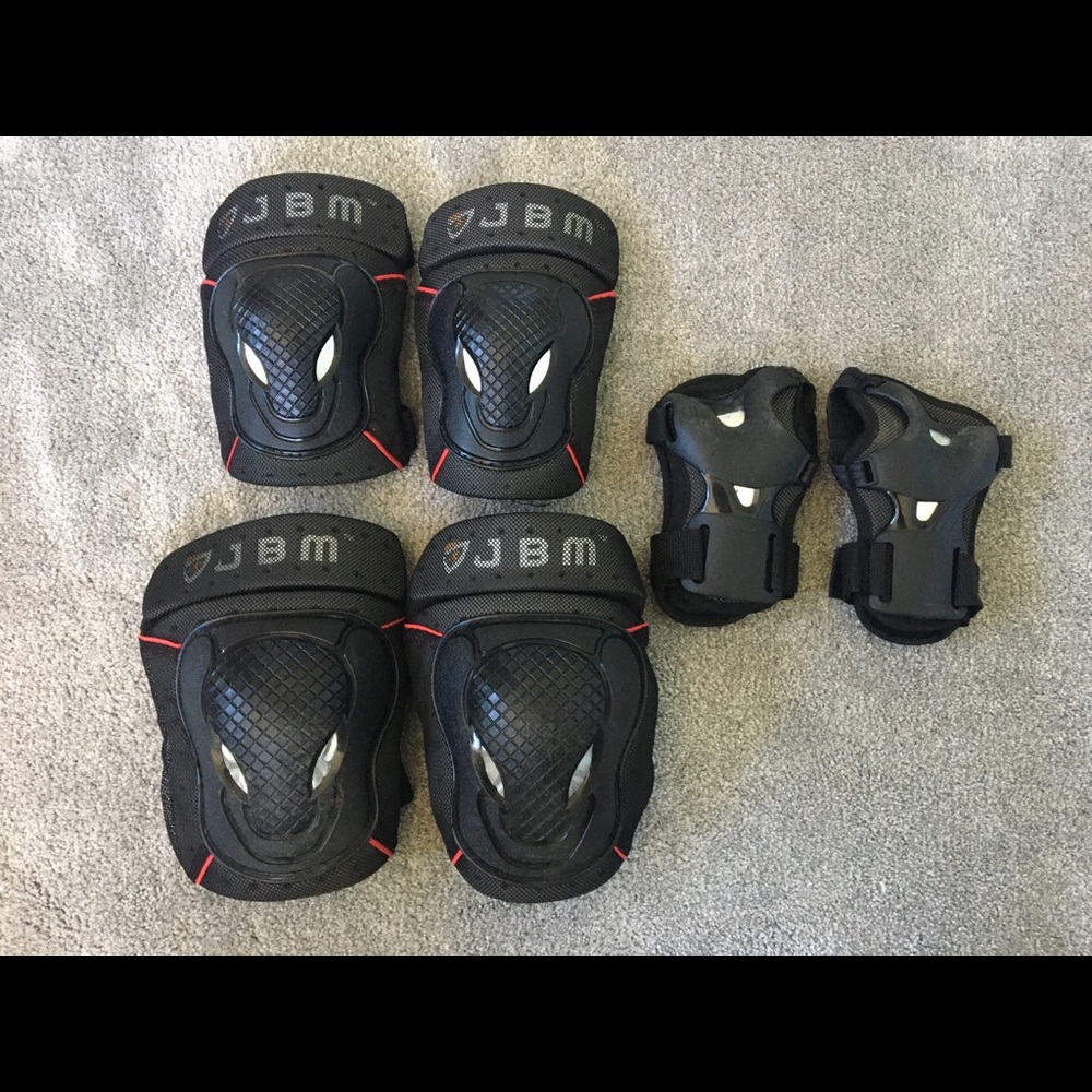 JBM Elbow Wrist Knee Guards 3 in 1 Protective Set - Adult